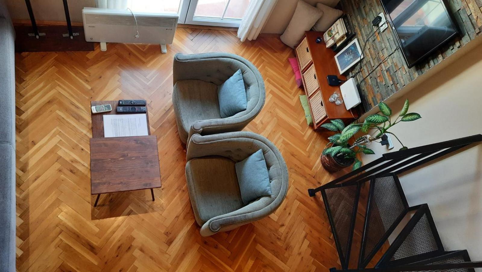 Duplex Studio Mansarda Leilighet Beograd Eksteriør bilde