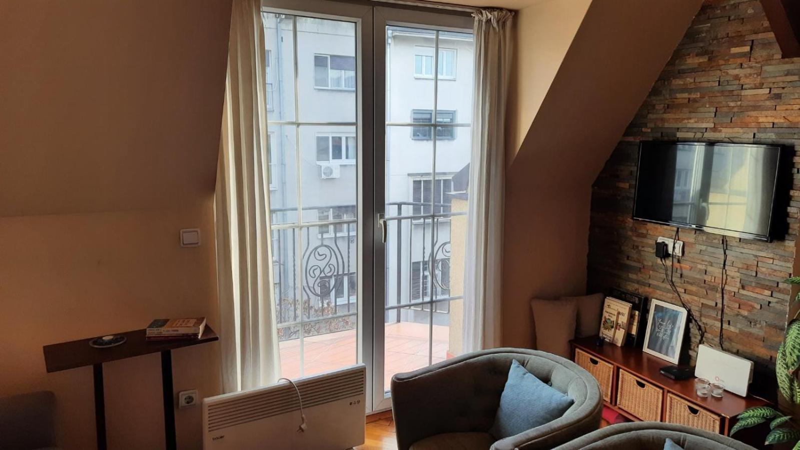 Duplex Studio Mansarda Leilighet Beograd Eksteriør bilde